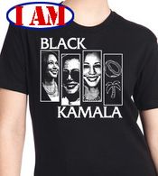 Black Kamala Punk Rock Parody White t-shirt